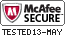 Secure tested 17-May