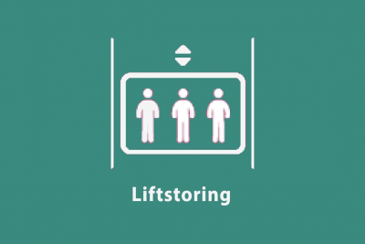 Afbeelding van liftstorings iconen