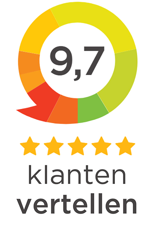 Klantenvertellen cijfer 9,7