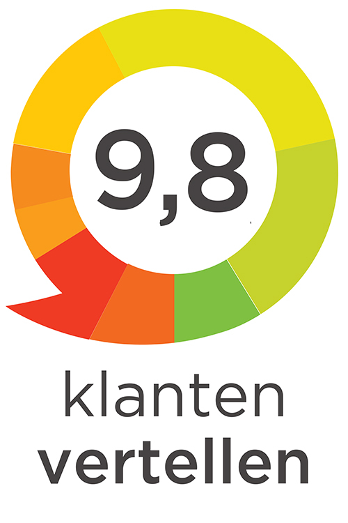 Klantenvertellen cijfer 9,8